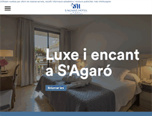 Tablet Screenshot of hotelsagaro.com